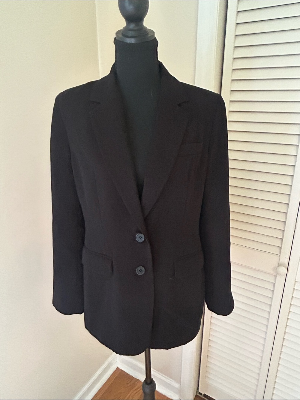 INC 8P Classic Black Women's Blazer - Tailored Two-Button Jacket